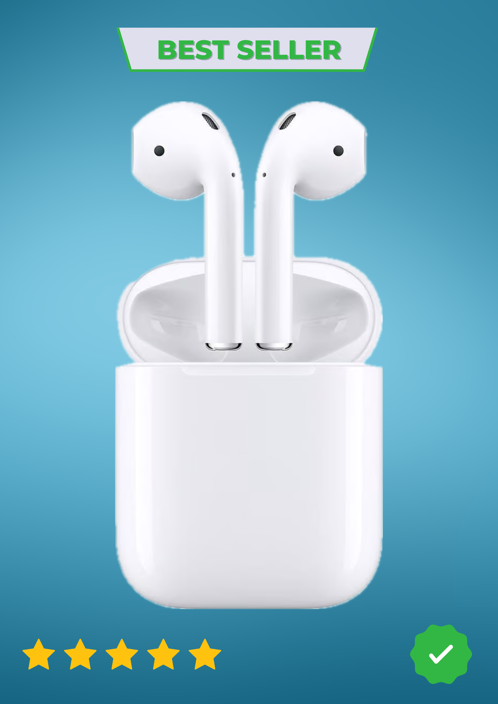 Écouteurs Sans Fil Bluetooth 1ère génération - Compatible Iphone - Qualité Sonore Exceptionnelle, Confort et Compatibilité Étendus.