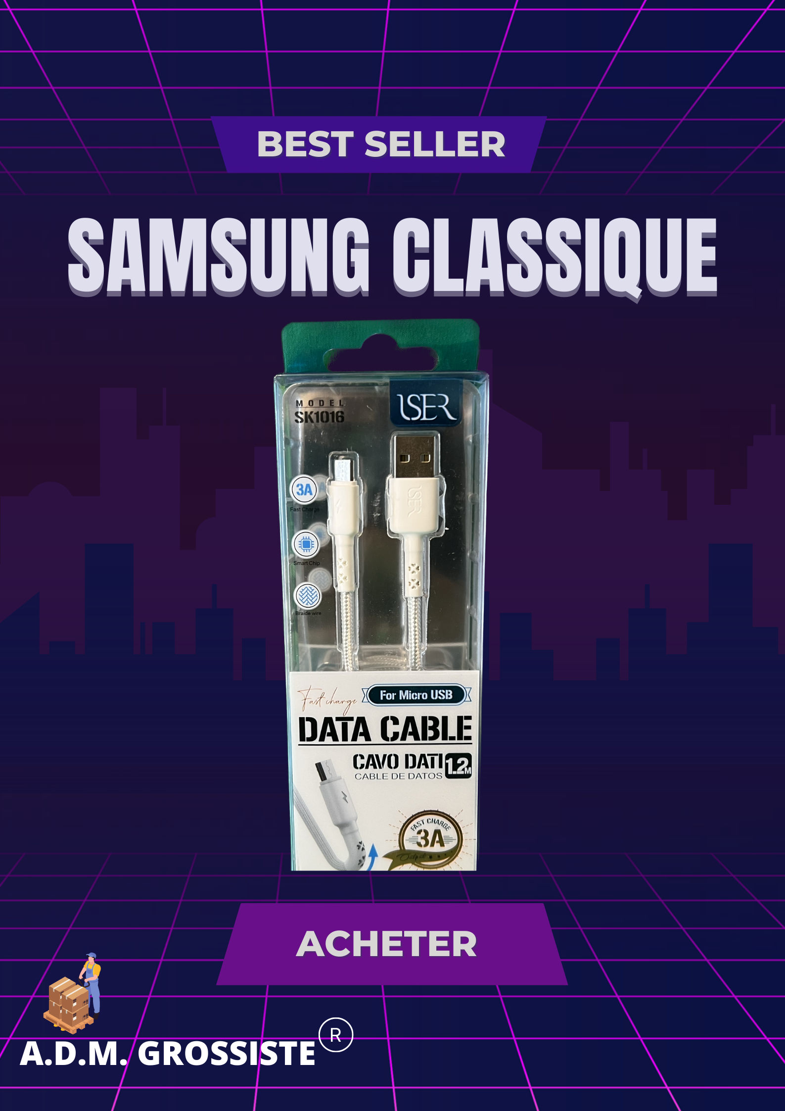 Chargeur Samsung Classique