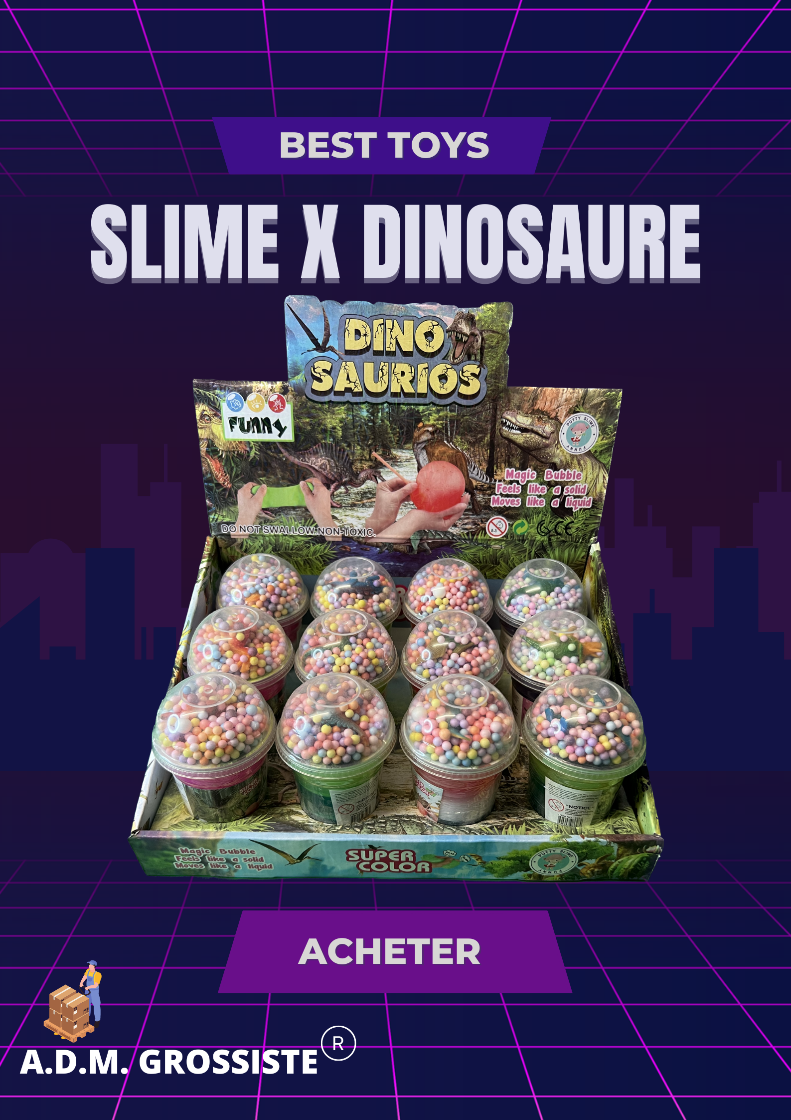 Slime X Dinosaure